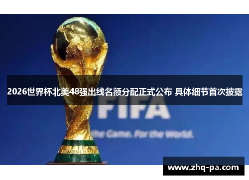 2026世界杯北美48强出线名额分配正式公布 具体细节首次披露